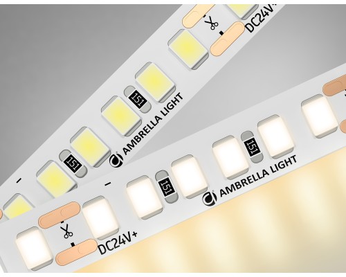 Светодиодная лента 24В 2835 180Led 14.4Вт/м 3000K IP20 5000*8*1.2 GS3201 AMBRELLA LIGHT AMBRELLA LIGHT