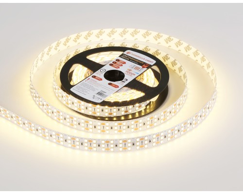 Светодиодная лента трехрядная 24В 2835 324Led 26Вт/м 3000K IP20 5000*18*1.2 GS3901 AMBRELLA LIGHT AMBRELLA LIGHT
