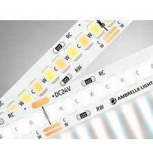 Светодиодная лента 24В 2835 240Led 18Вт/м CCT 3000K-6500K IP20 5000*10*1.2 GS4151 AMBRELLA LIGHT
