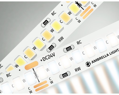 Светодиодная лента 24В 2835 240Led 18Вт/м CCT 3000K-6500K IP20 5000*10*1.2 GS4151 AMBRELLA LIGHT AMBRELLA LIGHT