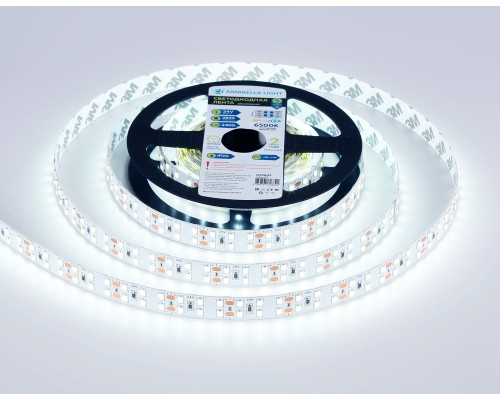 Светодиодная лента двухрядная 24В 2835 204Led 20Вт/м 6500K IP20 5000*14*1.2 GS3603 AMBRELLA LIGHT AMBRELLA LIGHT