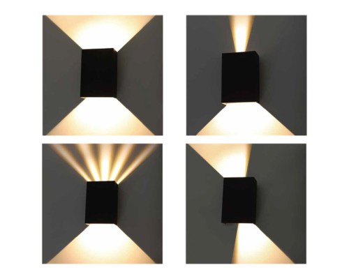 Фасадный светильник Arte Lamp ALGOL A5640AL-2BK