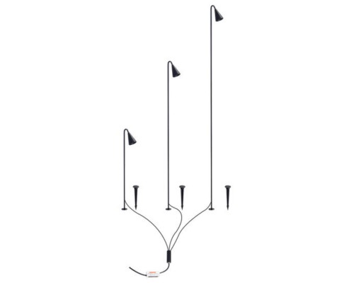 Грунтовый светильник Arte Lamp MULIPHEIN A1084PA-3BK