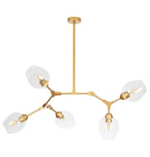 Люстра на штанге Arte Lamp YUKA A4103SP-5GO