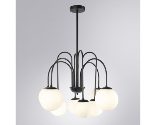 Люстра на штанге Arte Lamp MEBSUTA A1675LM-8BK