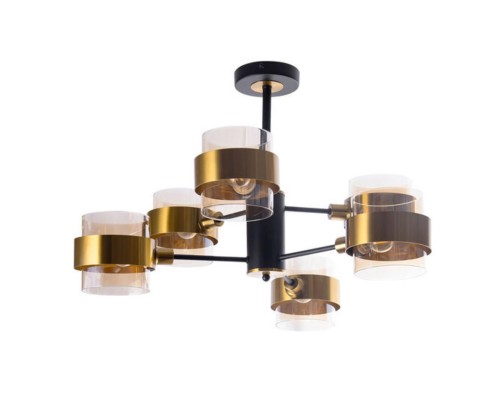 Люстра на штанге Arte Lamp CARLO A8205SP-6BK Люстра на штанге Arte Lamp CARLO A8205SP-6BK