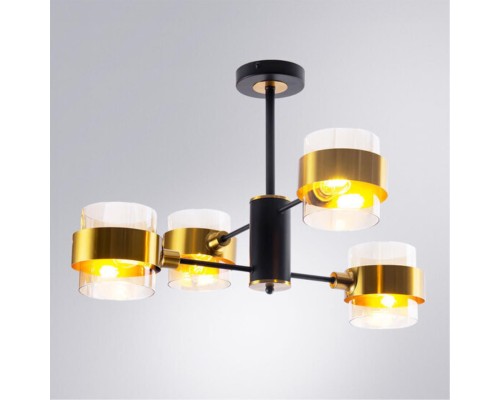 Люстра на штанге Arte Lamp CARLO A8205SP-4BK Люстра на штанге Arte Lamp CARLO A8205SP-4BK