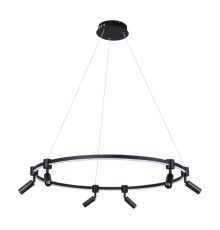 Подвесная люстра Arte Lamp RING A2186SP-1BK