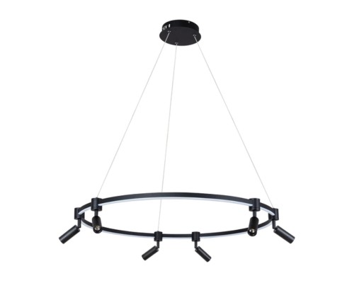 Подвесная люстра Arte Lamp RING A2186SP-1BK