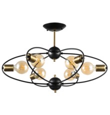 Потолочная люстра Arte Lamp GLASGOW A1963PL-6BK