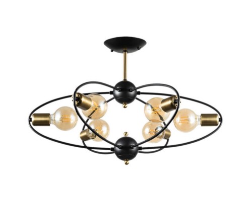 Потолочная люстра Arte Lamp GLASGOW A1963PL-6BK