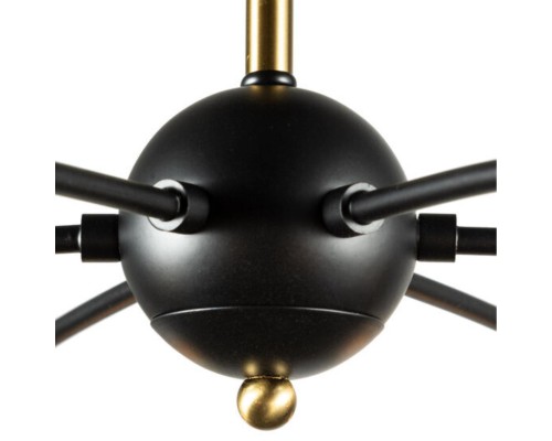 Потолочная люстра Arte Lamp GLASGOW A1963PL-6BK