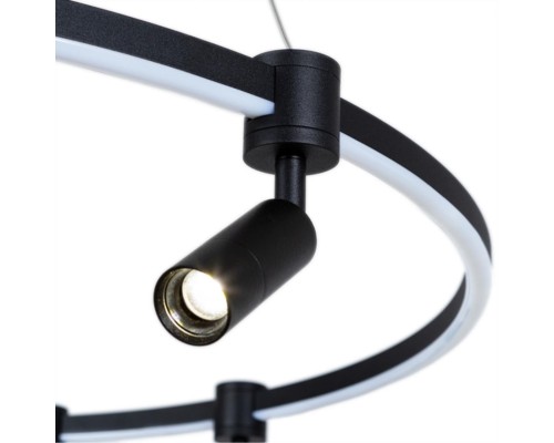 Подвесная люстра Arte Lamp RING A2186SP-1BK