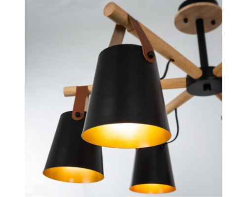 Потолочная люстра Arte Lamp THOMAS A7032PL-6BK
