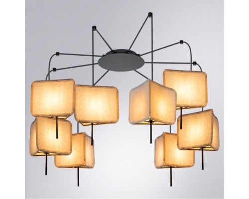 Подвесная люстра Arte Lamp TRIXIE A7084SP-8BK