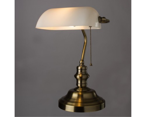 Кабинетная настольная лампа Arte Lamp BANKER A2493LT-1AB