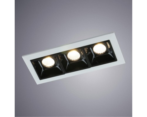 Точечный встраиваемый светильник Arte Lamp GRILL A3153PL-3BK