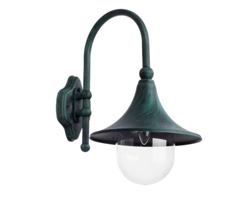 Уличный настенный светильник Arte Lamp MALAGA A1082AL-1BG