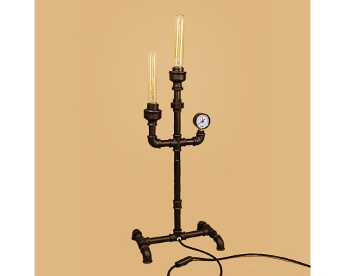 Настольная лампа в стиле Лофт LOFT HOUSE Т-106 темно-коричневый металлик