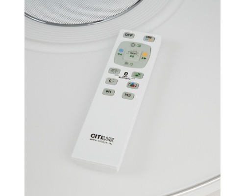 CL703M101 Хром+Белый Св-к Музыкальный