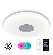 Управляемый светодиодный светильник Citilux CL703M61 Хром+Белый Музыкальный