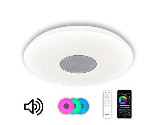 CL703M61 Хром+Белый Св-к Музыкальный