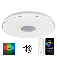 Управляемый светодиодный светильник Citilux CL703M101 Хром+Белый Музыкальный