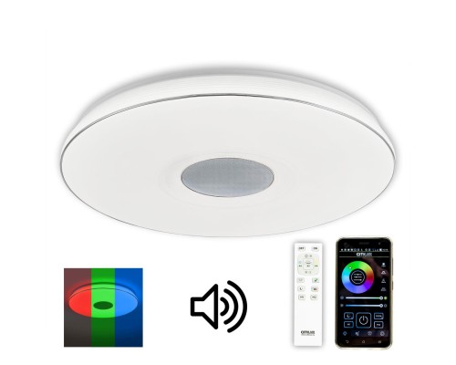 CL703M101 Хром+Белый Св-к Музыкальный