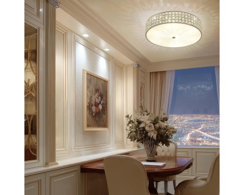 CL32418G1 Портал Хром Св-к Люстра c RGB