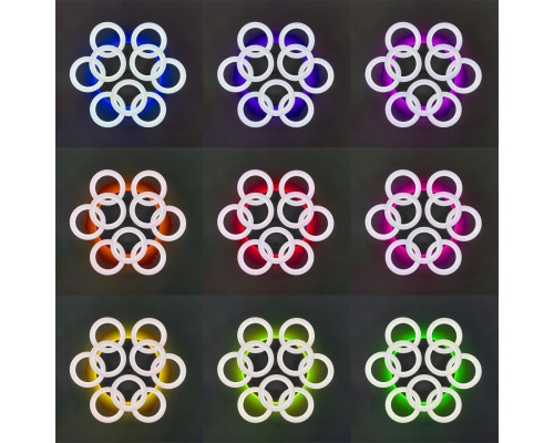 CL225A190E Паркер Белый Смарт RGB Св-к Люстра