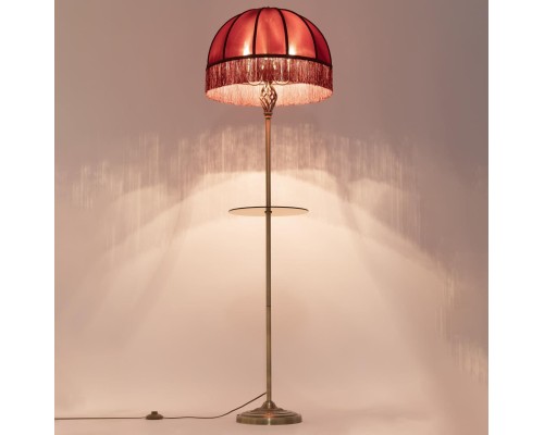 CL407933T Базель Бронза+Красный Торшер со столиком