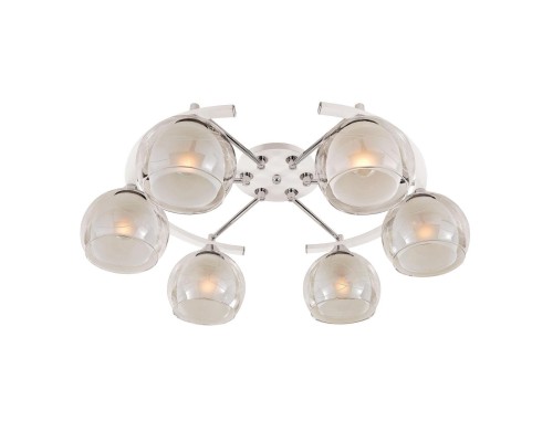 Потолочная люстра Citilux CL157161 Буги Белая+Хром