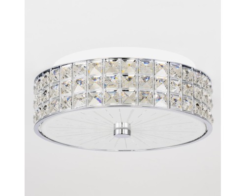 CL32413G1 Портал Хром Св-к Люстра c RGB