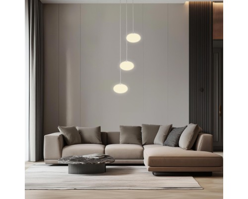 CL226A031 ATMAN Смарт Хром.Мат. Люстра Подвесная