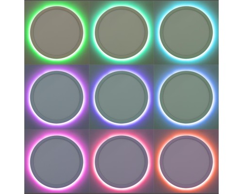 CL738240EL Бейсик Лайн Белый Св-к с пультом LED+RGB 30W