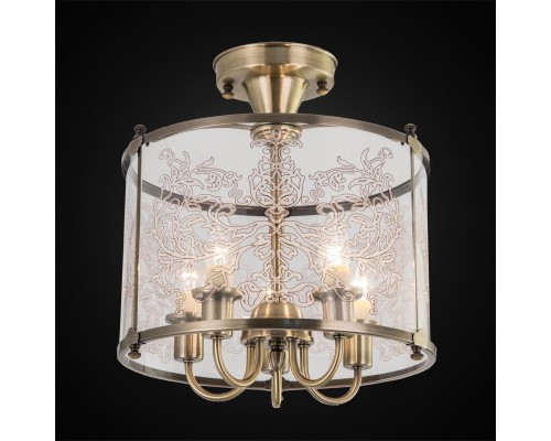 CL408253 Версаль Бронза Св-к Люстра Потол.