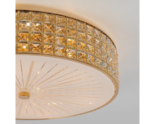 Хрустальная люстра потолочная Citilux CL324182 Портал