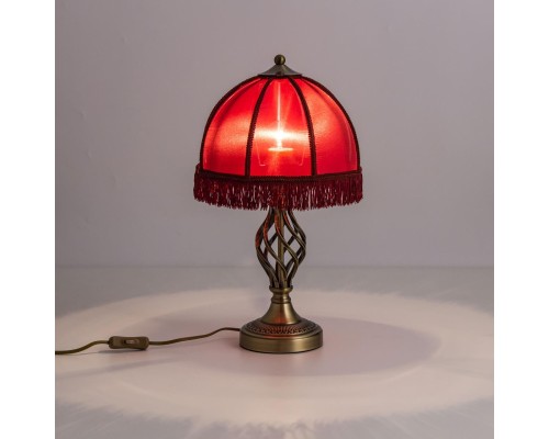 CL407803 Базель Бронза+Красный Св-к Настольный