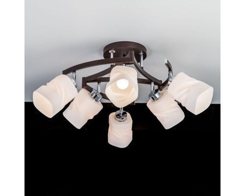 CL126162 Берта Хром+Венге Св-к Люстра