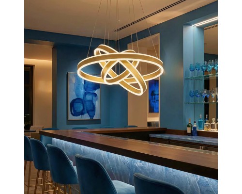 CL719652 Дуэт Золото Св-к Люстра