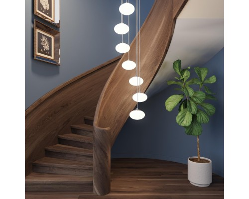 CL226A071 ATMAN Смарт Хром.Мат. Люстра Подвесная