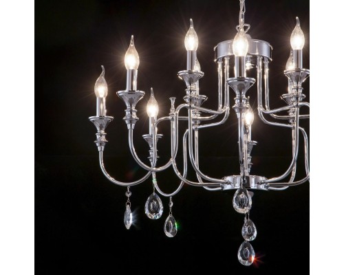 Подвесная люстра Citilux CL437221 Рига Хром