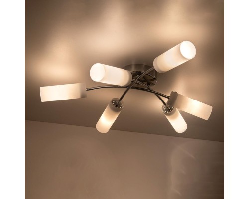 CL122161 Новелла Хром+Хром Мат. Св-к Люстра