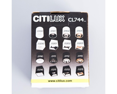 CL7440103 Старк Белый+Медь Св-к Потол. 12W*3500K