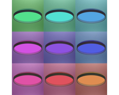 CL753513G ENZO Серый+Белый LED Св-к с пультом