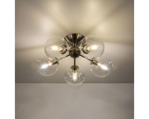 CL102151 Томми Хром Мат. Св-к Люстра