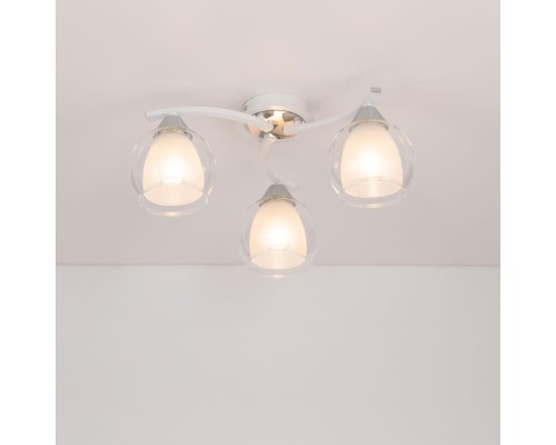 CL152130 Кристи Белый+Хром Св-к Люстра