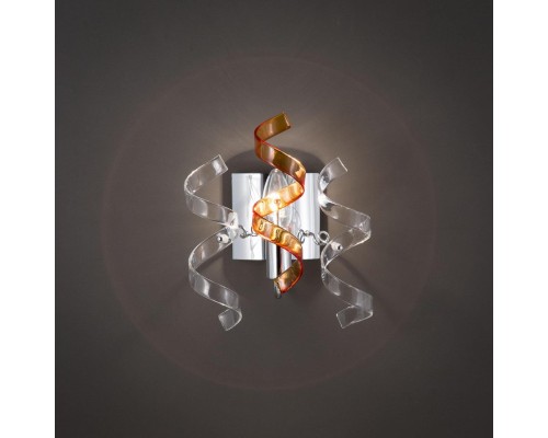 Бра Citilux CL222322 Рандом Хром+Прозрачный+Янтарный