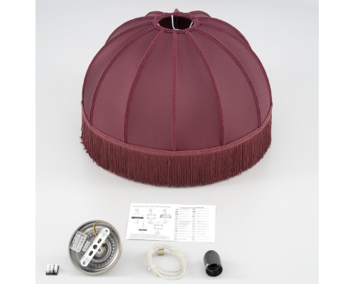 CL407033 Базель Бронза+Красный Подвес