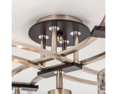 CL142155 Мерида Хр.Мат+Дымч Св-к Люстра